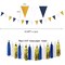 52 Ft Gold Leaf Garland - Spring Party Decorations, Hanging Paper Gold Leaves Streamer Banner for Golden Wedding, Engagement, Bridal Shower, Birthday, Baby Shower, Summer Nature Tea Party Decorations